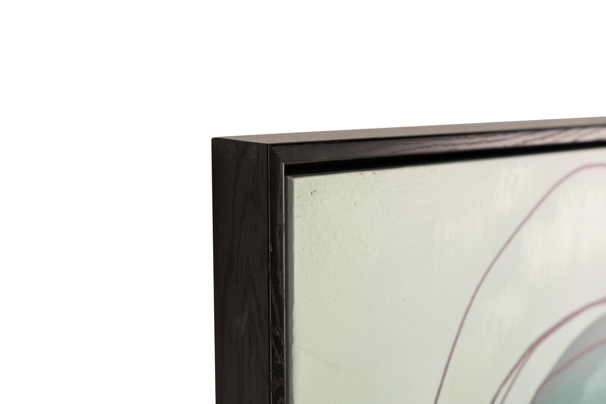 CUADRO CARA CON FOIL MARCO NEGRO 80x4x120 CM