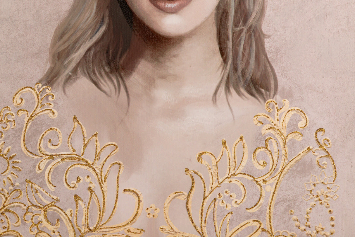 Définissez 2 images mesdames avec cadre adulte 60x4x80 cm