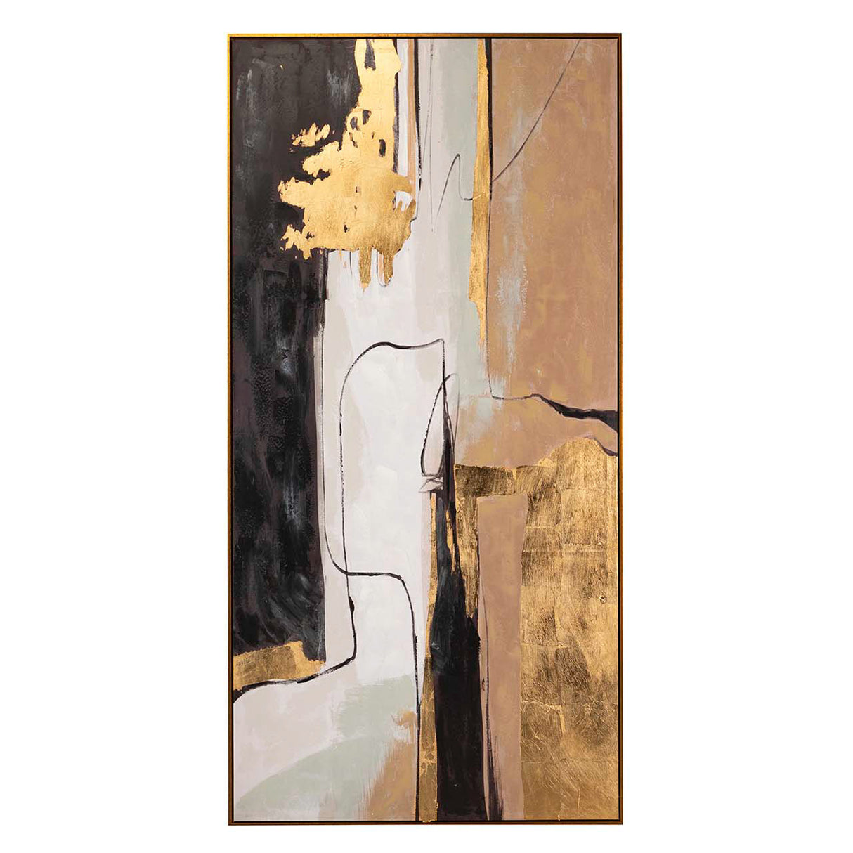 Foil Image abstraite avec un cadre 90x4x180 cm