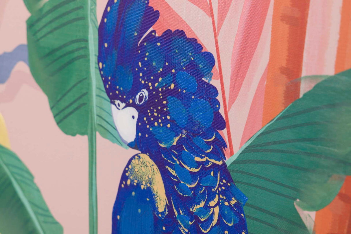 Pictures de animais set2 com quadro dourado 60x4x80 cm