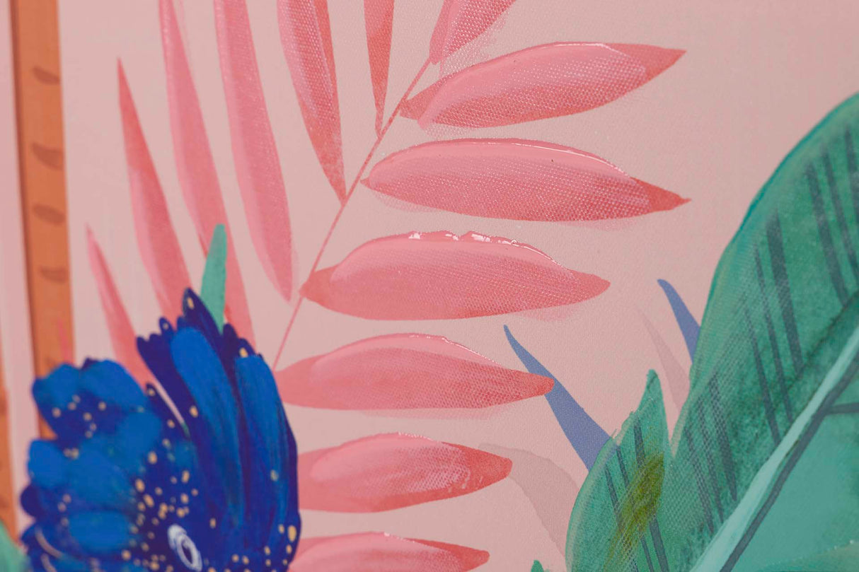 Pictures de animais set2 com quadro dourado 60x4x80 cm