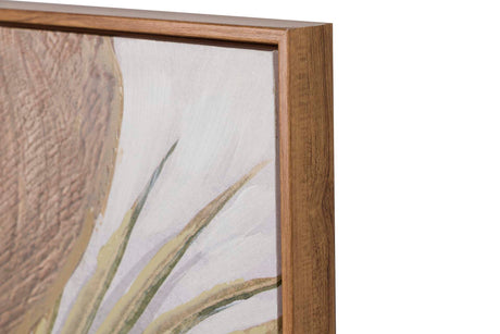 Caixa feminina com quadro natural 80x4x120cm