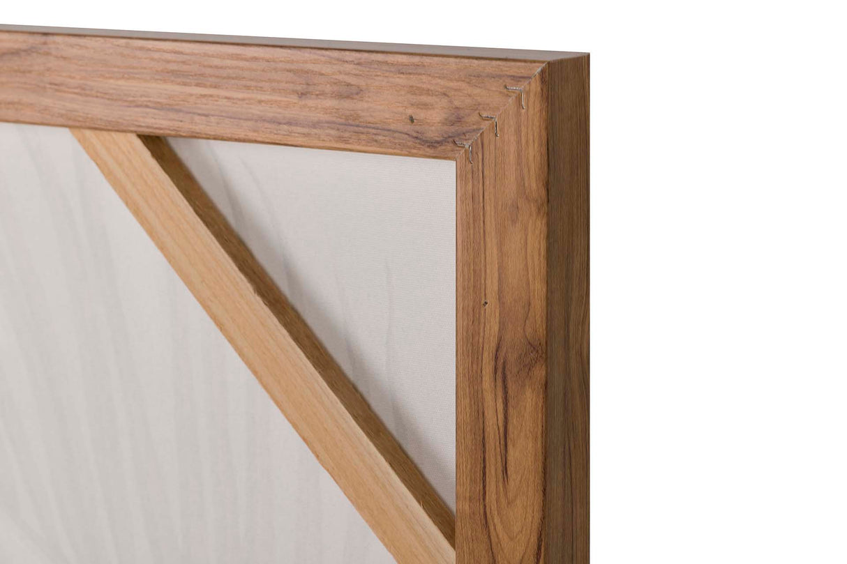 Frauenbox mit natürlichen Rahmen 80x4x120cm