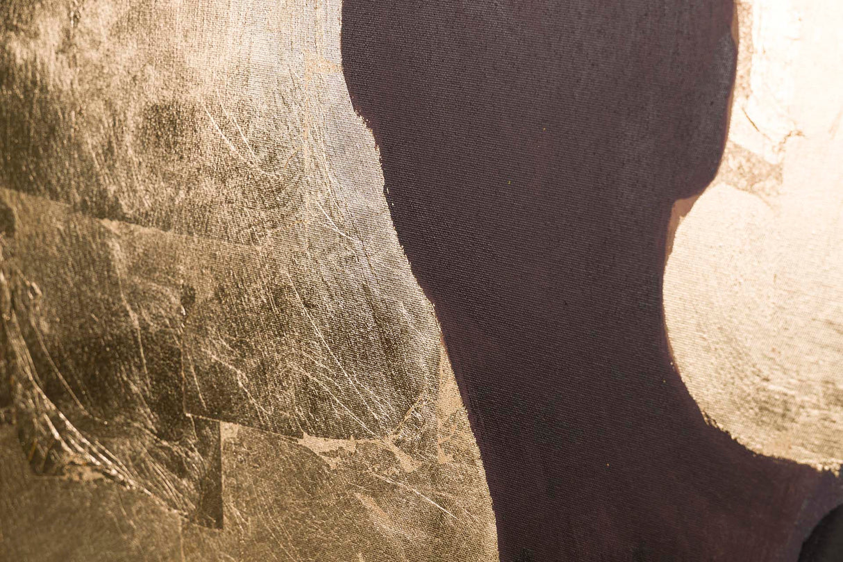 Caixa de silhueta com quadro preto 80x4x120 cm