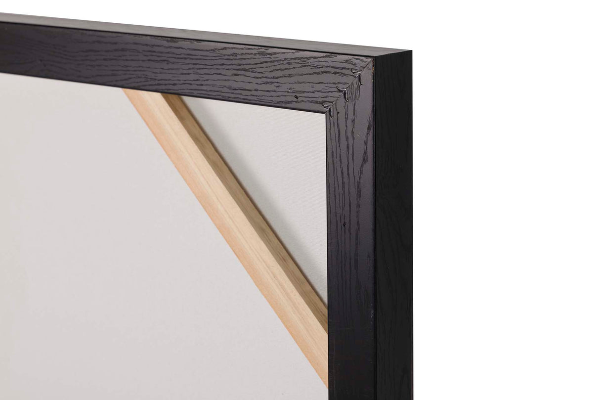 Caixa de silhueta com quadro preto 80x4x120 cm