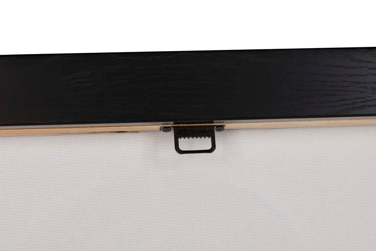 Caixa de silhueta com quadro preto 80x4x120 cm