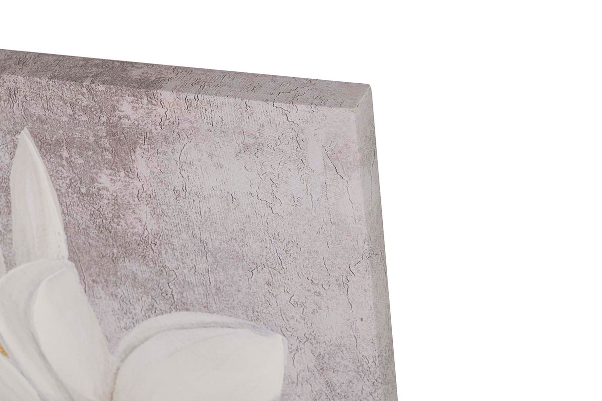 Set 2 Flower Lives 40% peintes à la main 50x3x70 cm