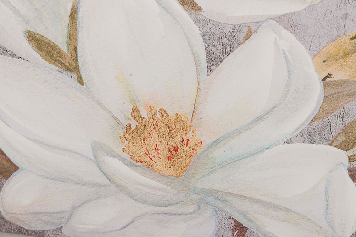 Set 2 Flower Lives 40% peintes à la main 50x3x70 cm