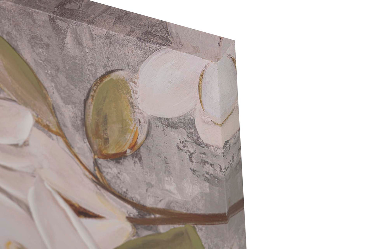 Régler 2 fleurs 40% de fleurs peintes 60x3x60 cm