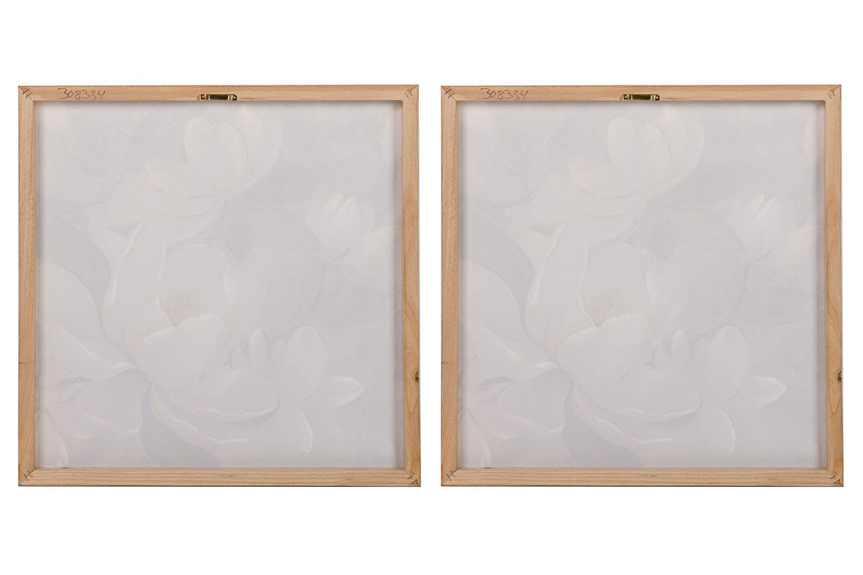 Régler 2 fleurs 40% de fleurs peintes 60x3x60 cm