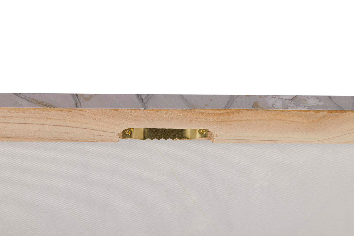 Definir 2 vidas almetro 40% Mão pintada 60x3x60 cm