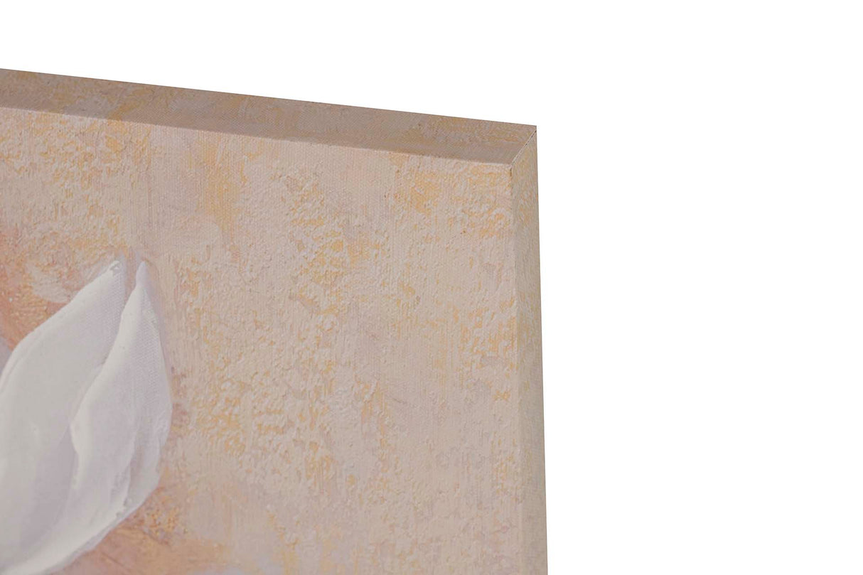 Set 2 Flower Lives 40% peintes à la main 50x3x70 cm