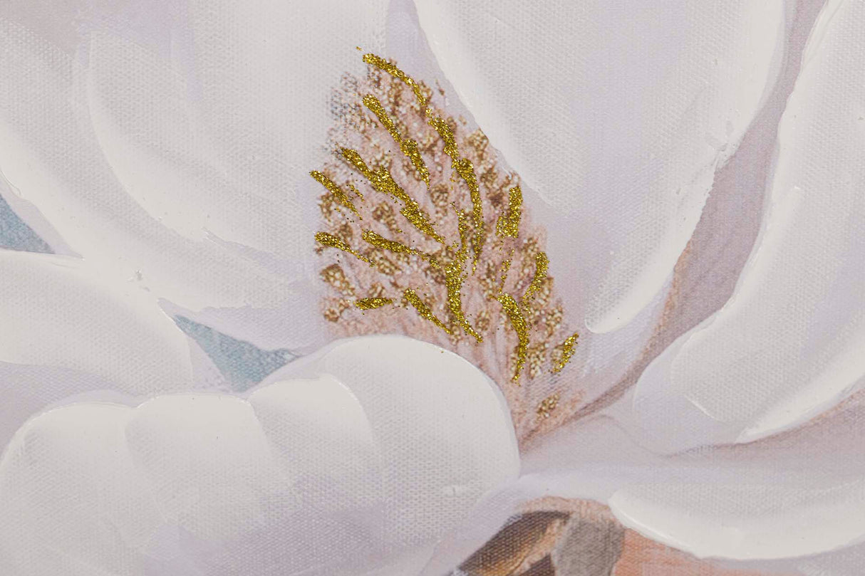 Set 2 Flower Lives 40% peintes à la main 50x3x70 cm