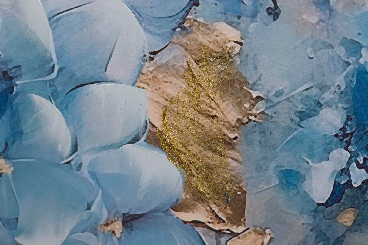 Régler 2 fleurs 40% de fleurs peintes 60x3x60 cm