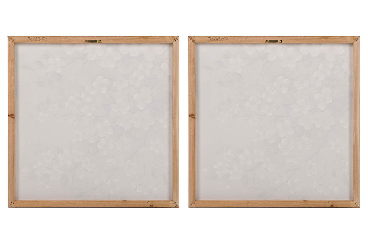 Set 2 Almendro Livings 40% peint main 60x3x60 cm