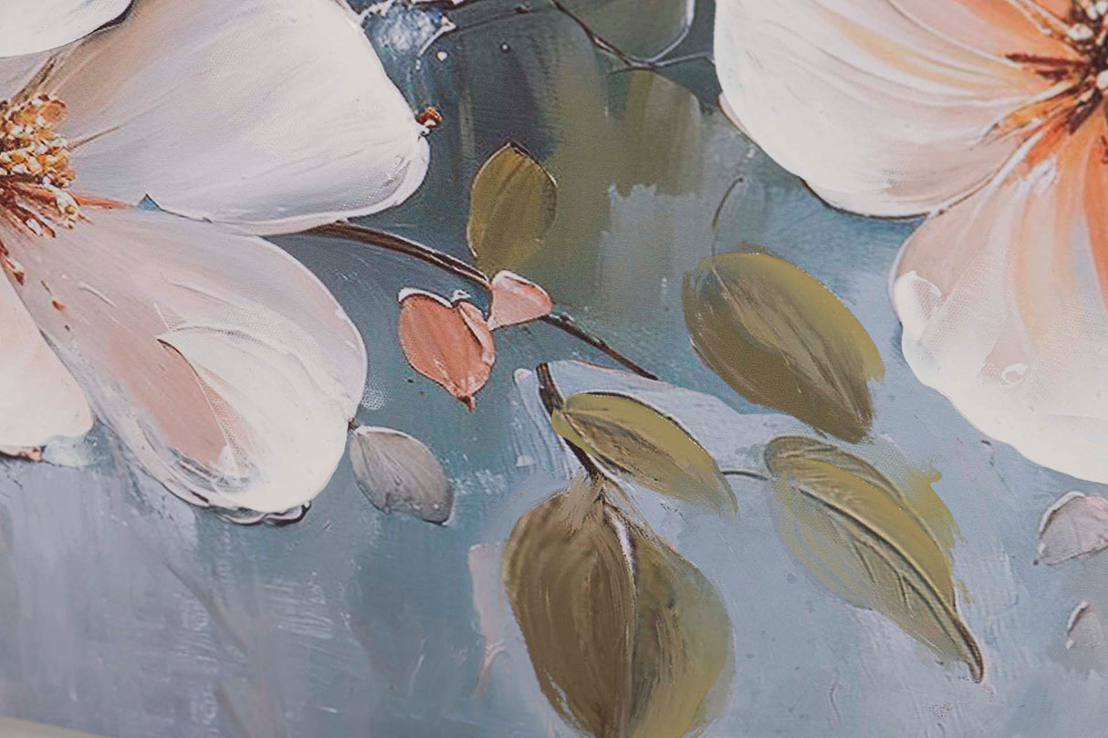 Régler 2 fleurs 40% de fleurs peintes 60x3x60 cm