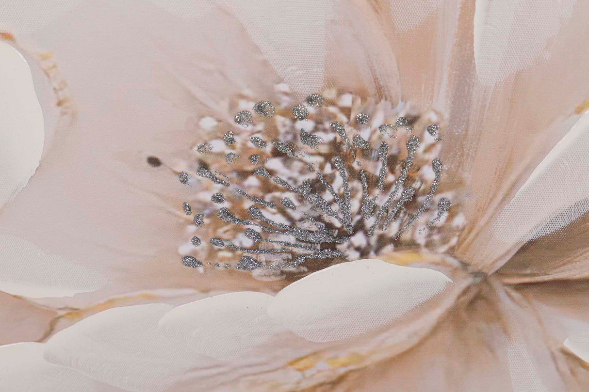 Régler 2 fleurs 40% de fleurs peintes 60x3x60 cm