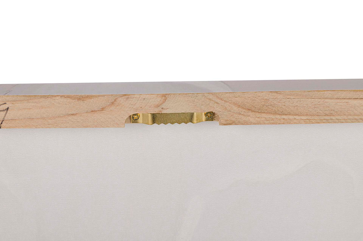 Régler 2 fleurs 40% de fleurs peintes 60x3x60 cm