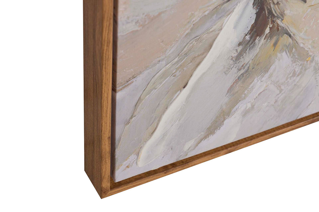 Defina 2 tabelas 80% pintadas à mão 60x4x60 cm