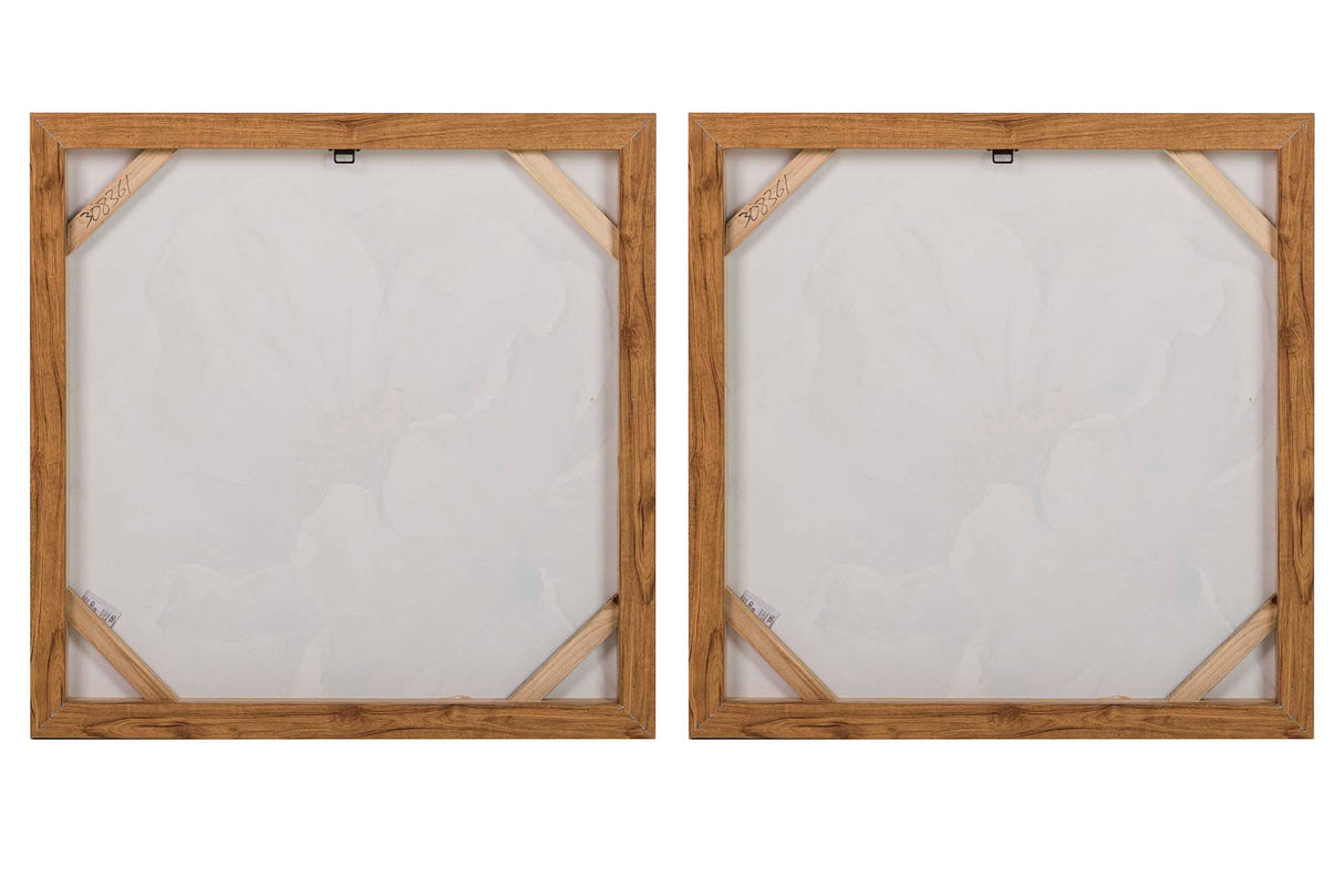 Defina 2 tabelas 80% pintadas à mão 60x4x60 cm