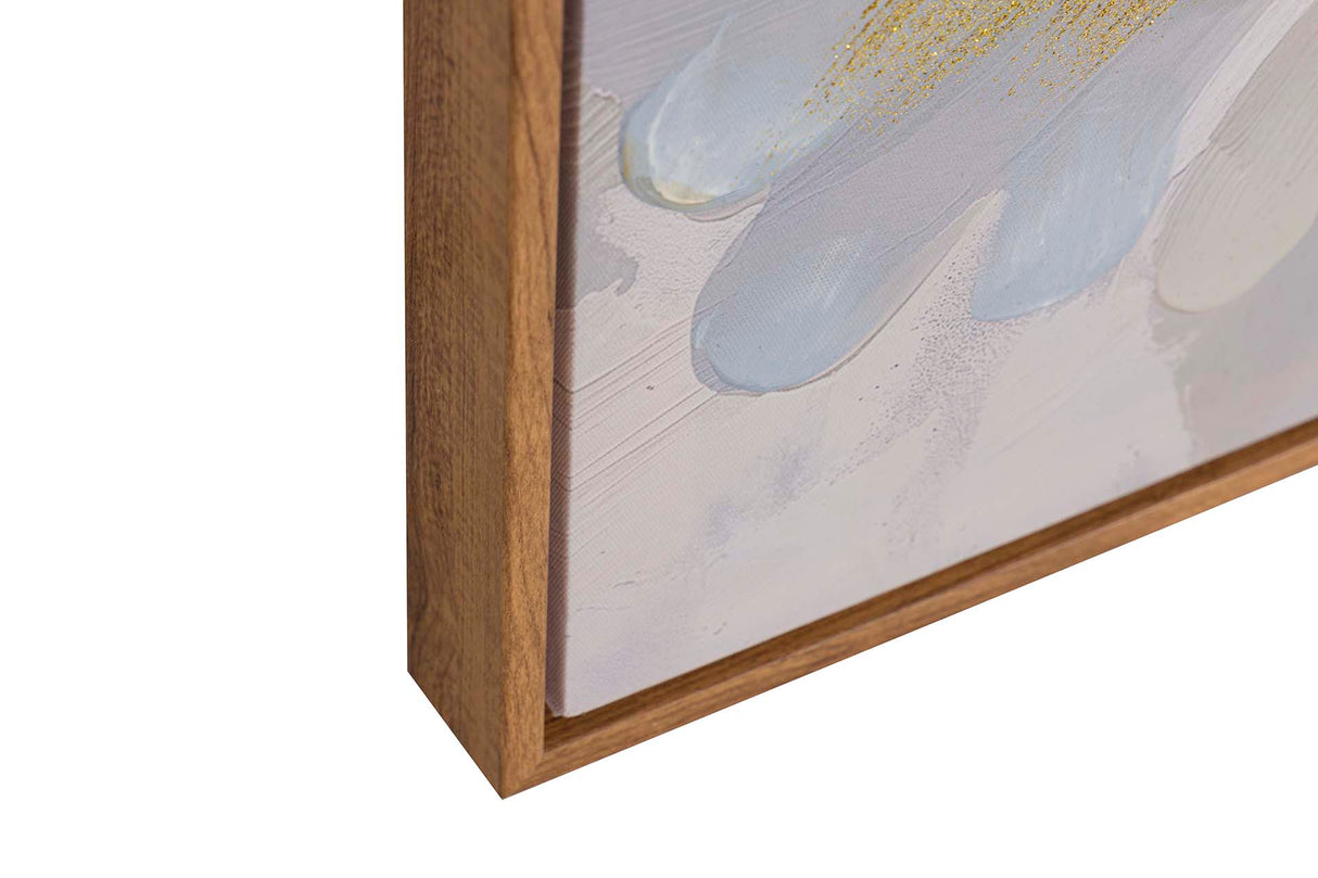 Defina 2 tabelas 80% pintadas à mão 60x4x60 cm