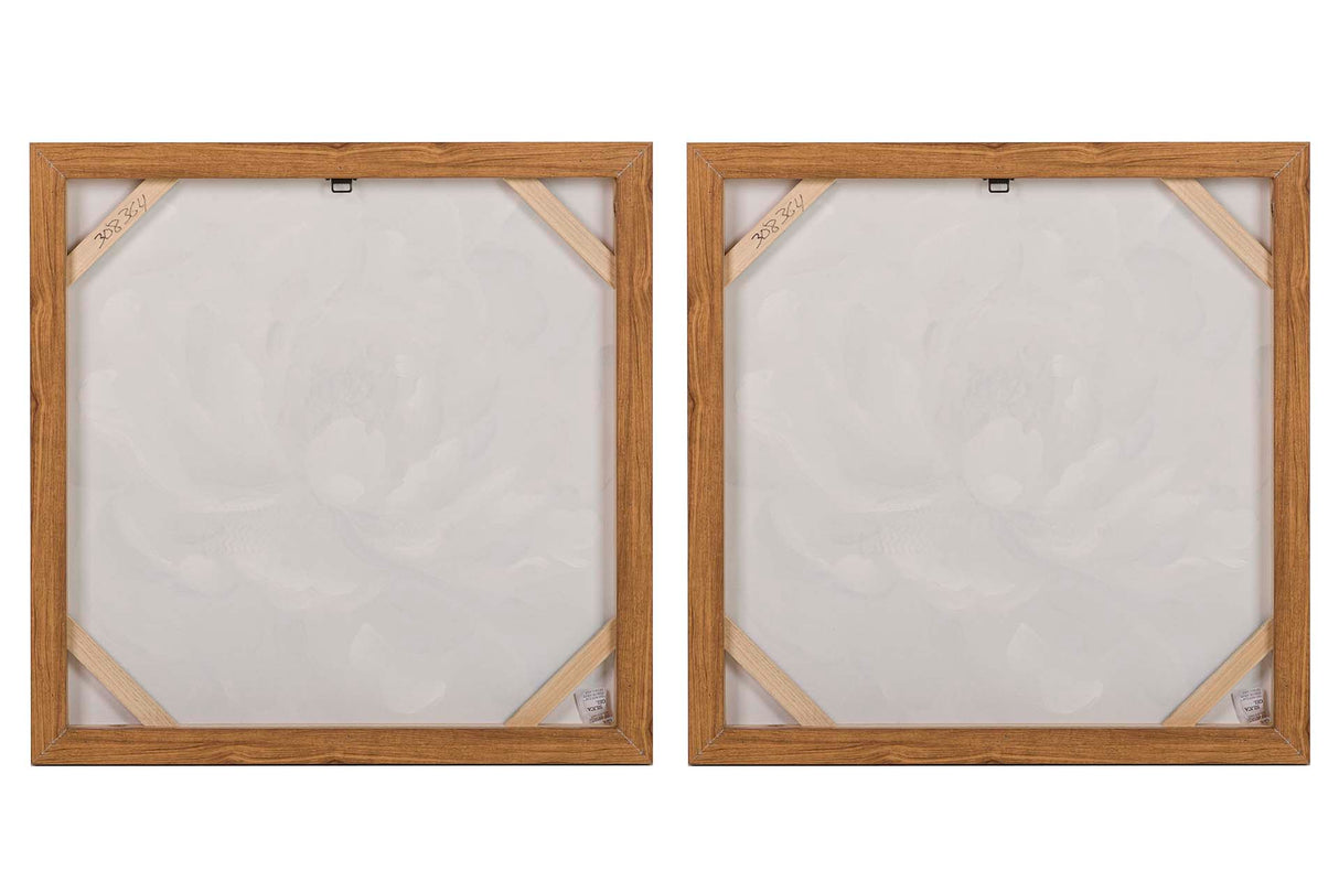 Defina 2 tabelas 80% pintadas à mão 60x4x60 cm