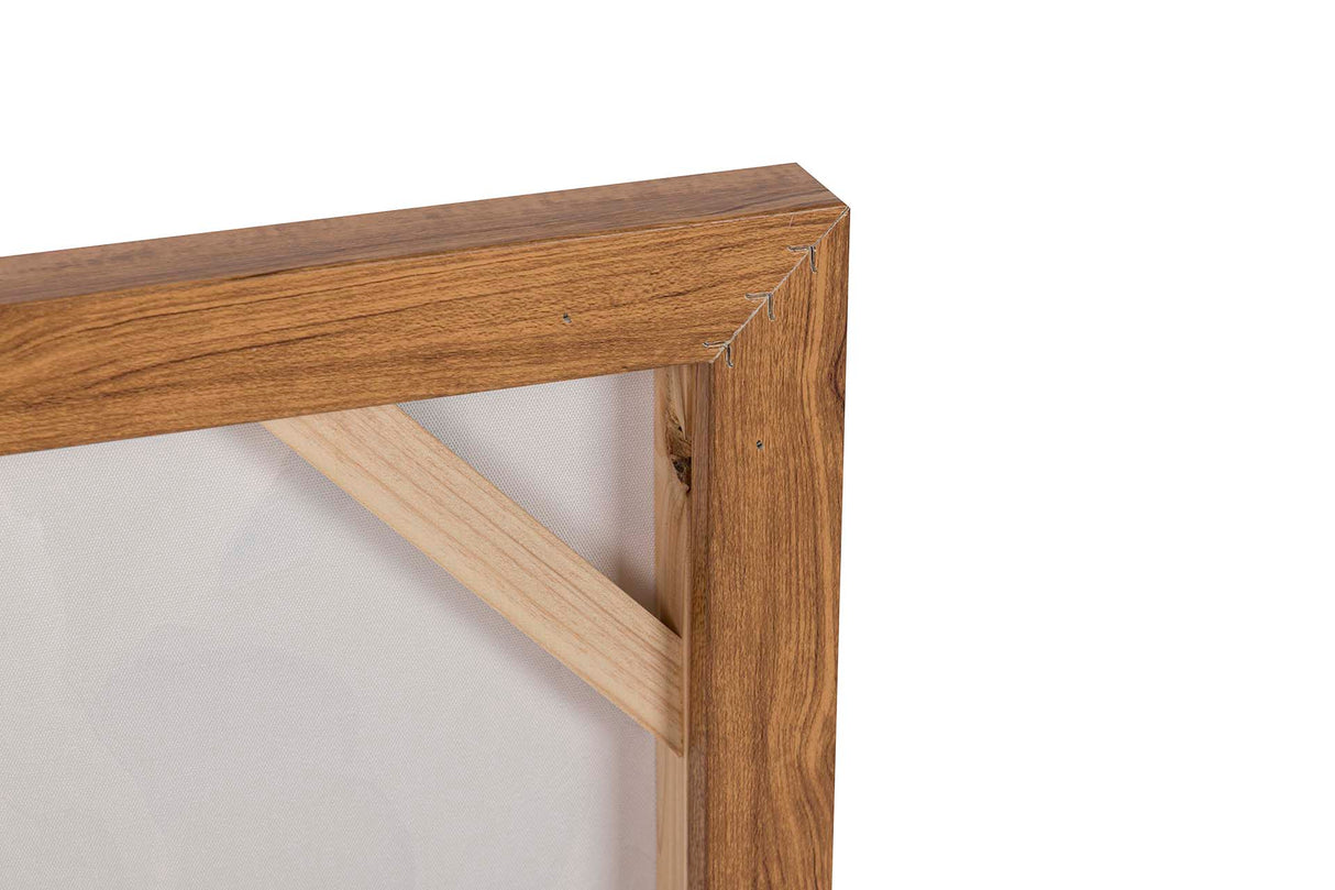 Defina 2 tabelas 80% pintadas à mão 60x4x60 cm