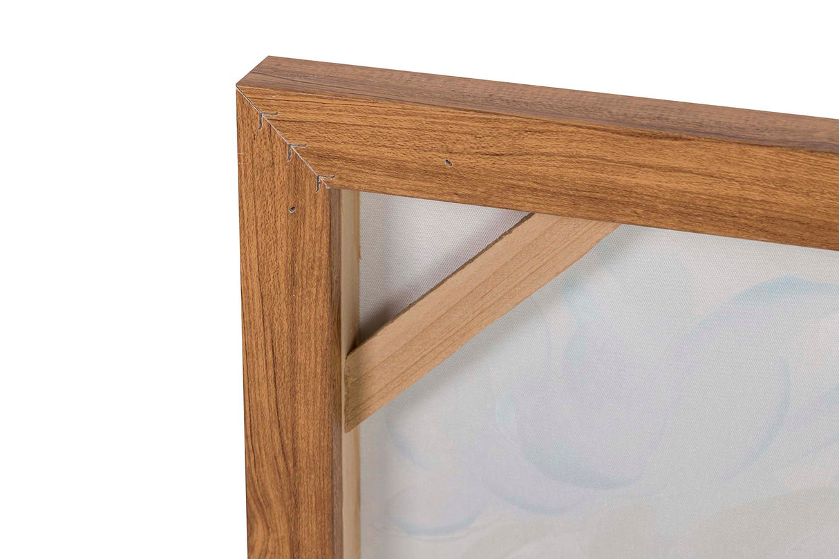 Defina 2 tabelas 80% pintadas à mão 60x4x60 cm