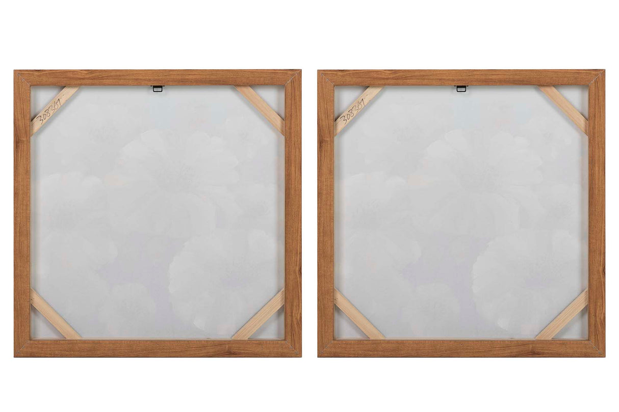 Defina 2 tabelas 80% pintadas à mão 60x4x60 cm