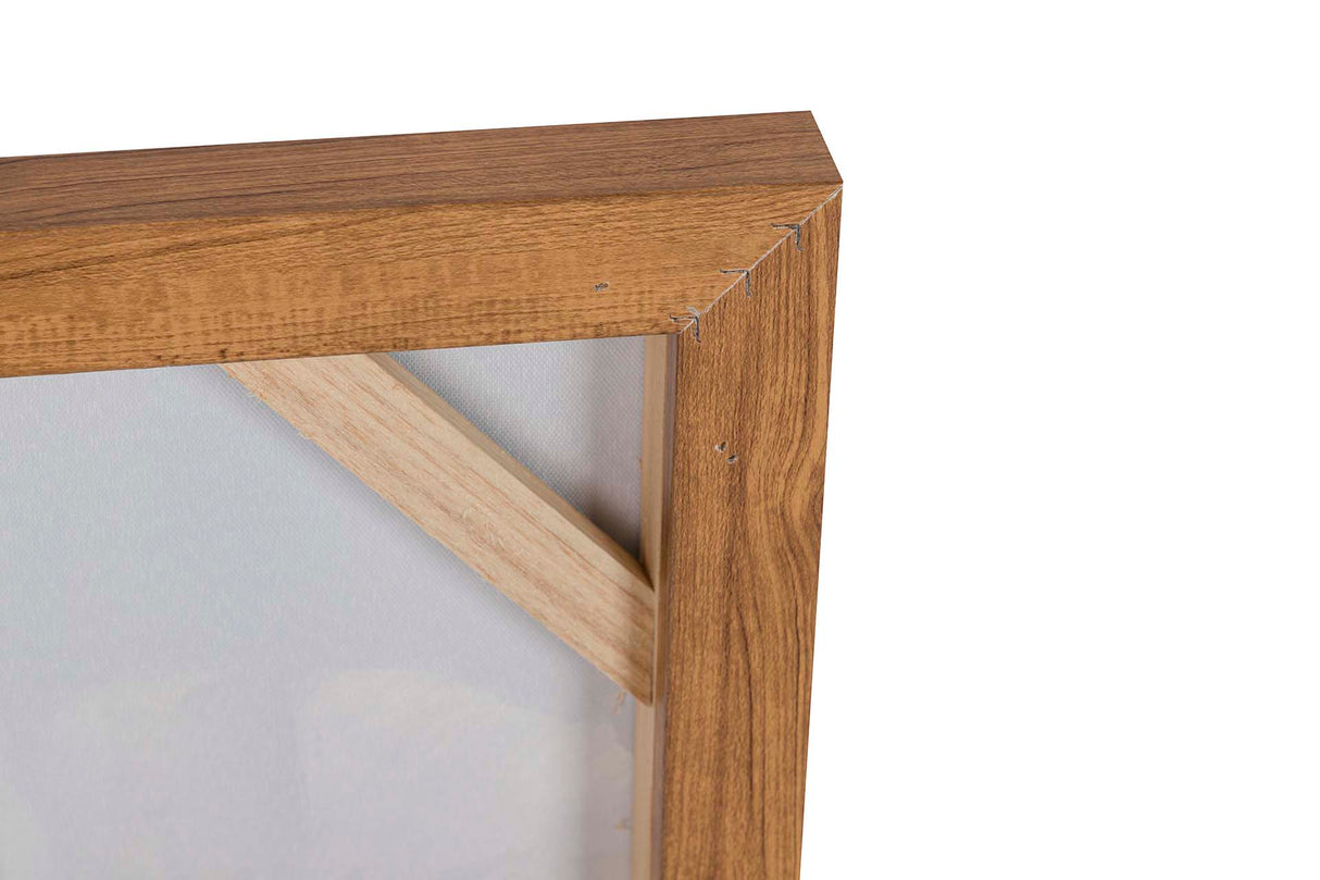 Defina 2 tabelas 80% pintadas à mão 60x4x60 cm