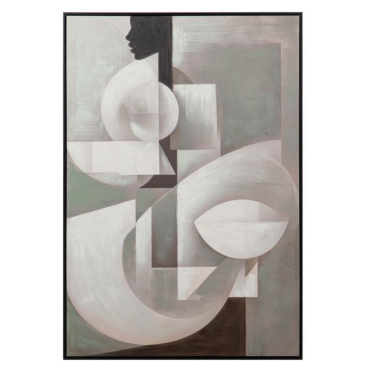 Boîte abstraite à 80% à main 80x4x120 cm