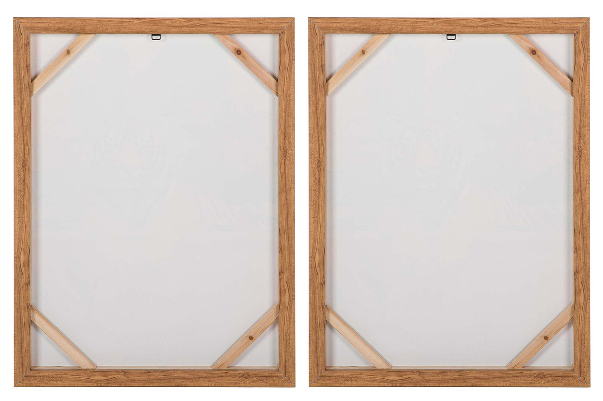 Setzen Sie 2 Boards 80% handgemalt 60x4x80 cm