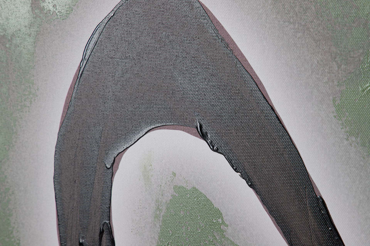 Boîte abstraite à 80% à la main 90x4x180 cm