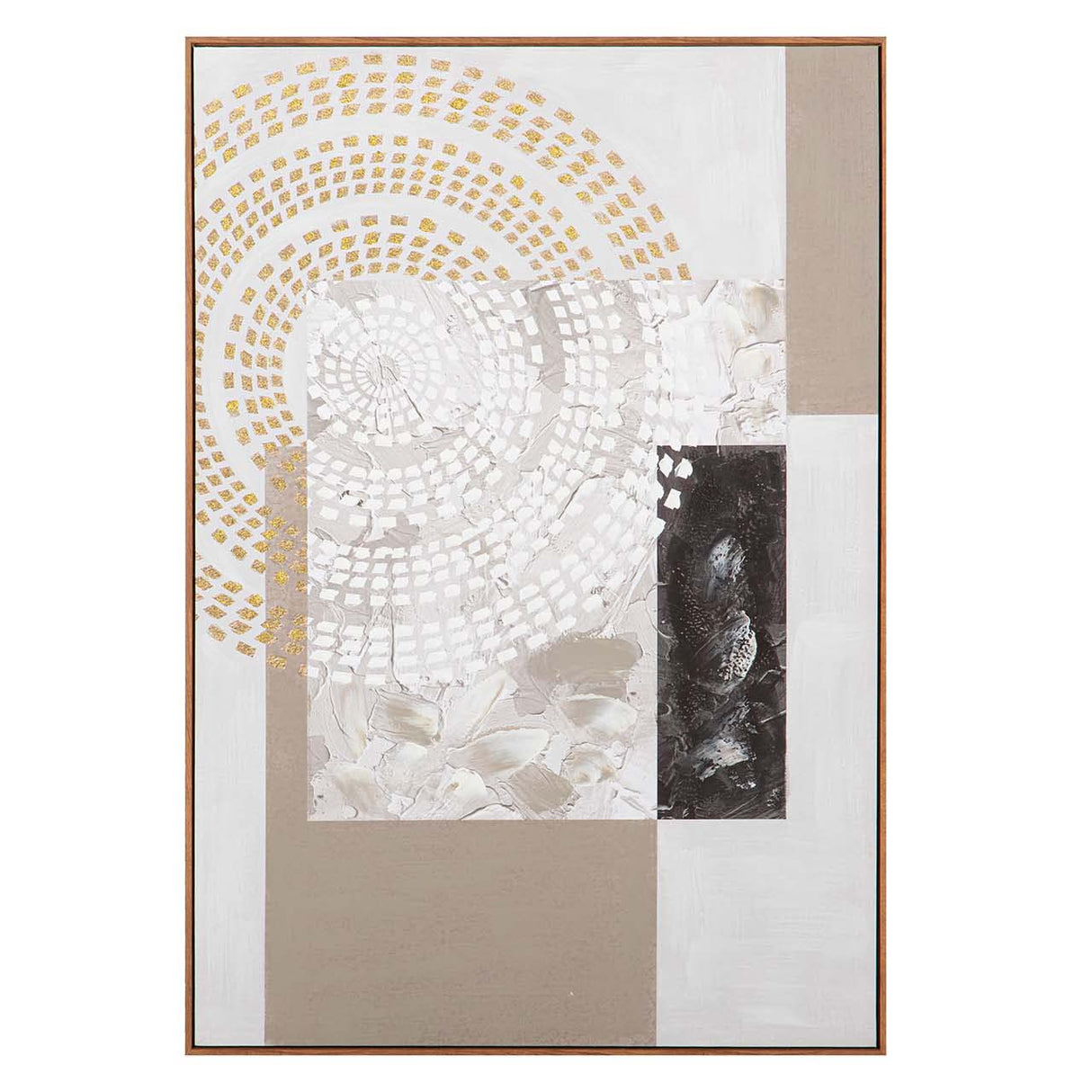 80% handgepacktes Abstract Box 80x4x120 cm