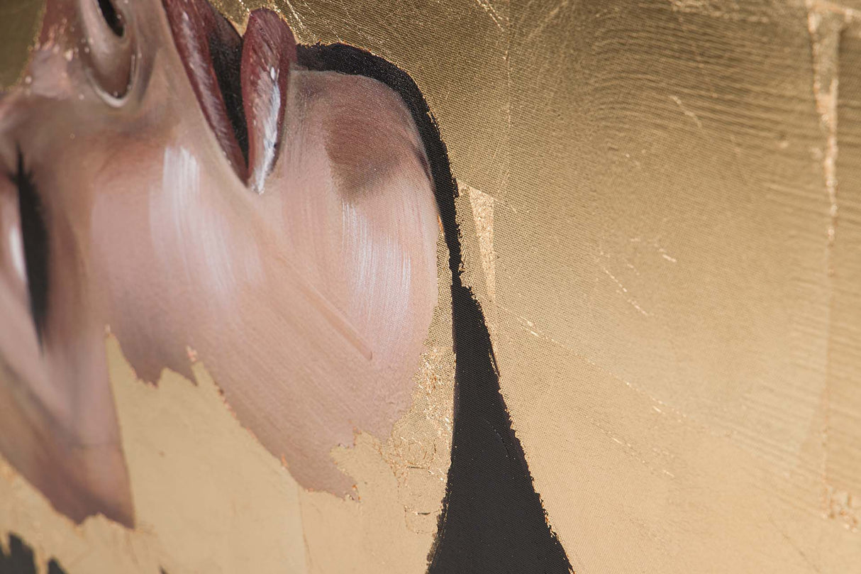 CUADRO MUJER FOIL 100x4x100 CM