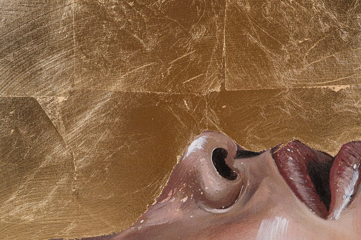 CUADRO MUJER FOIL 100x4x100 CM