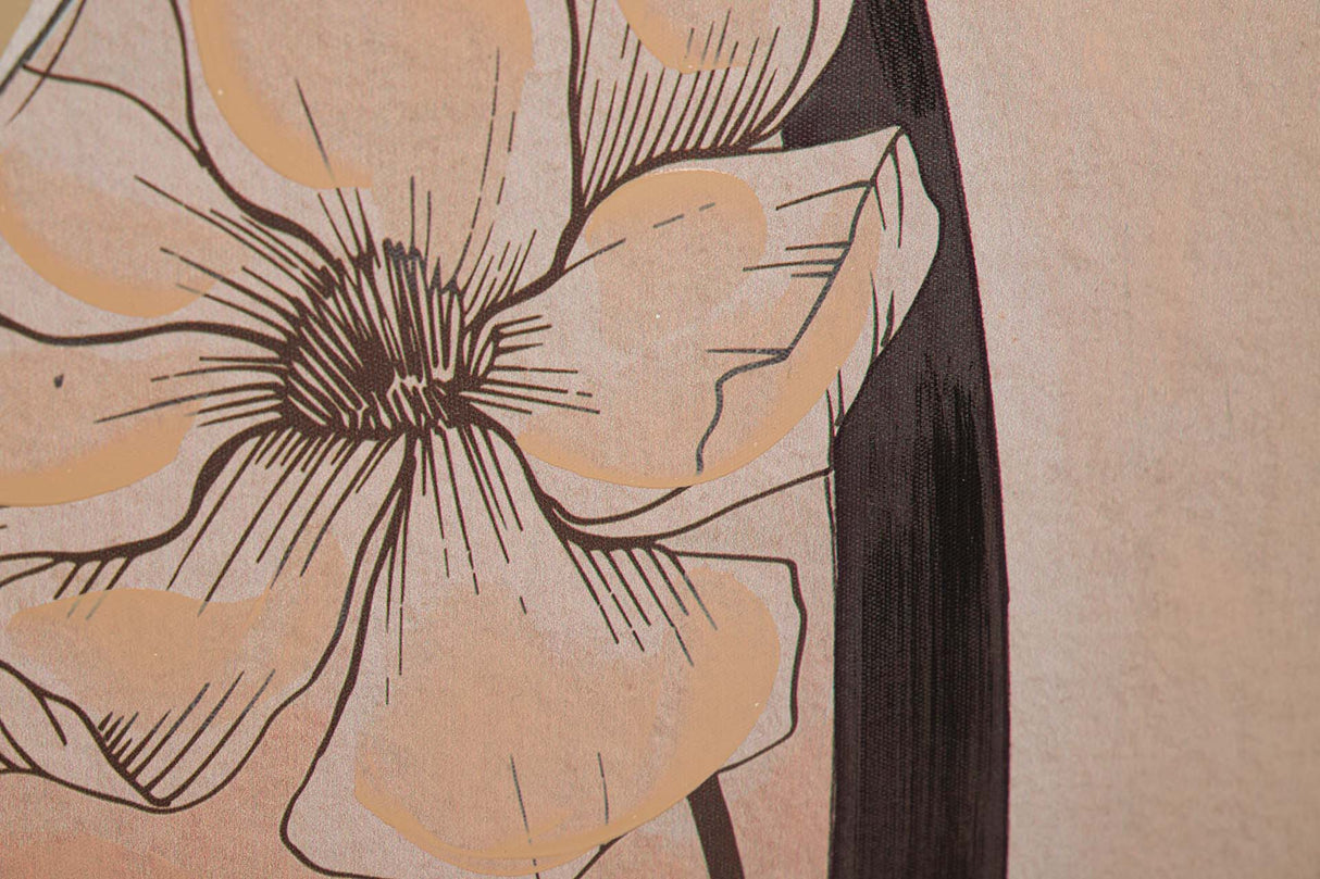 SET 2 CUADROS MUJER 80% PINTADO A MANO 60x4x80 CM