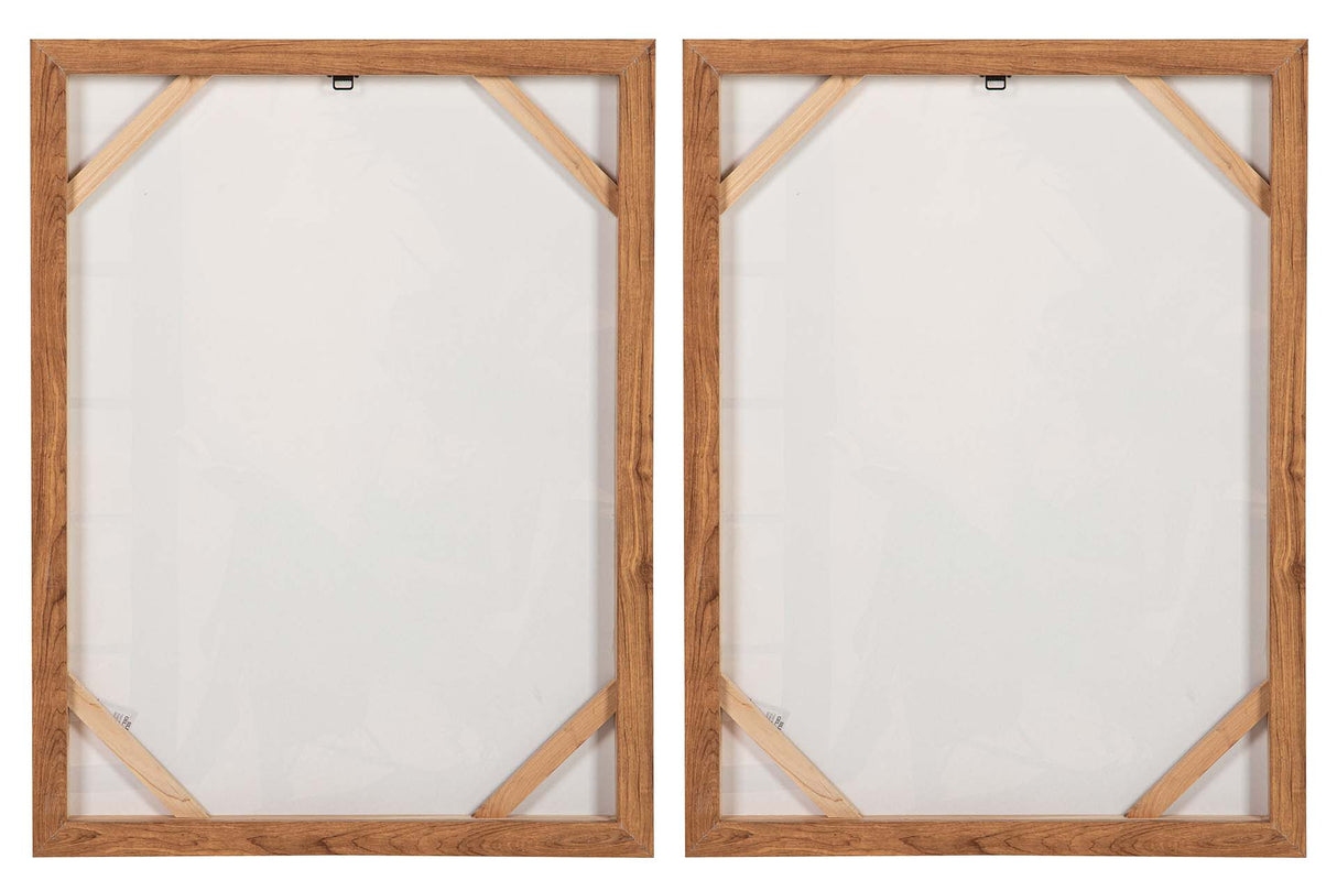 SET 2 CUADROS MUJERES 80% PINTADO A MANO 60x4x80 CM