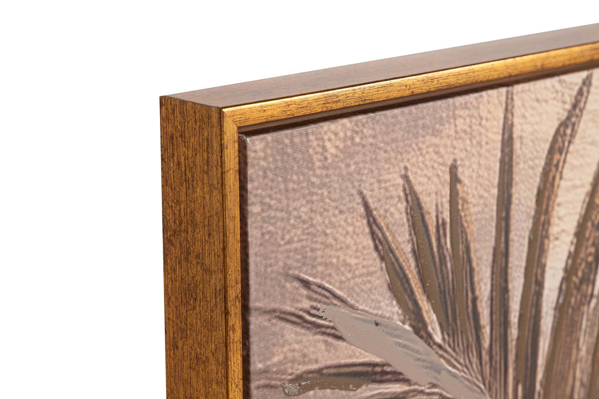 CUADRO PAISAJE 80%PINTADO A MANO Y FOIL 80x4x120 CM