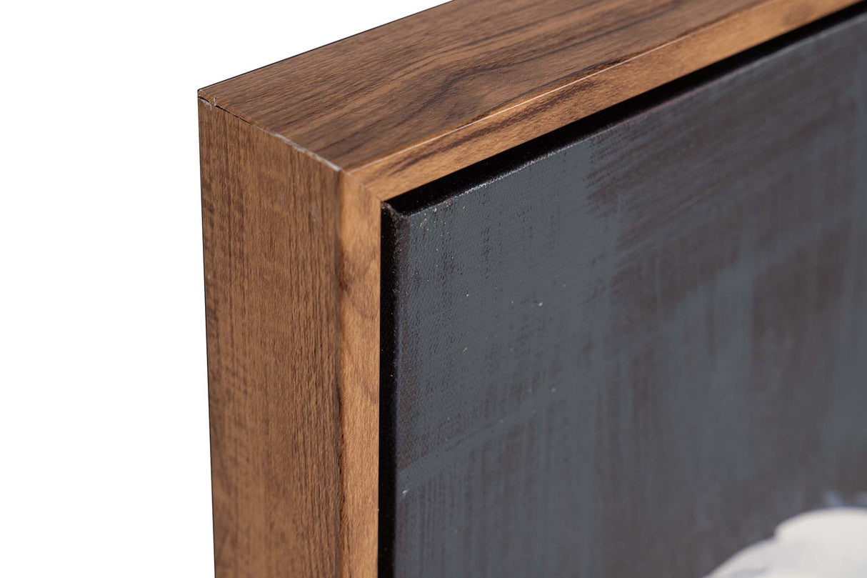 SET 2 CUADROS ARBOLES 80% PINTADO A MANO 80x4x80 CM