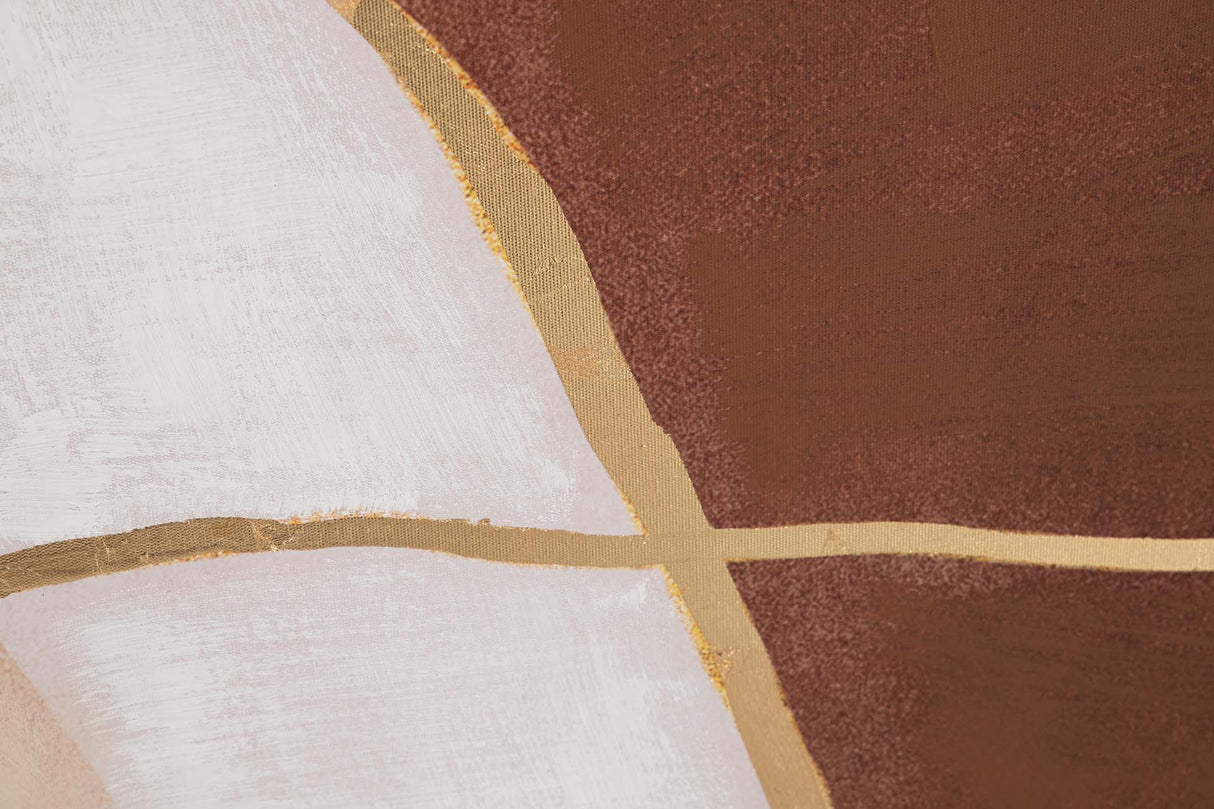 CUADRO ABSTRACTO 80%PINTADO A MANO FOIL 90x4x180 CM