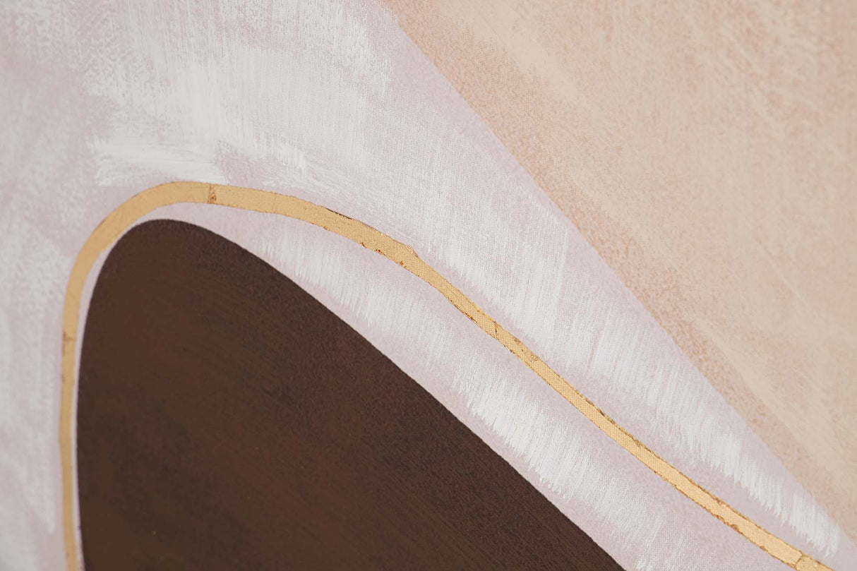 CUADRO ABSTRACTO 80%PINTADO A MANO FOIL 90x4x180 CM