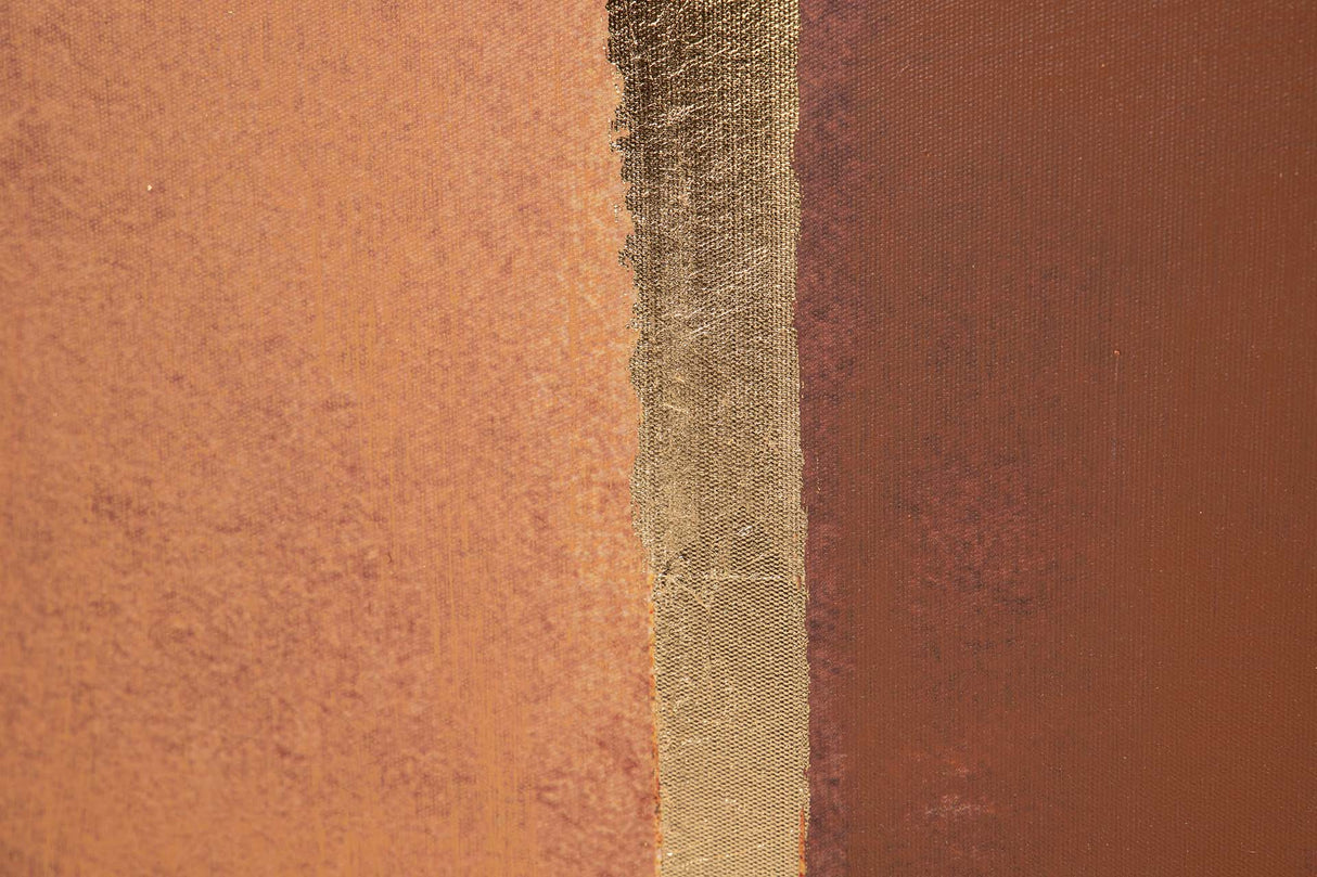 CUADRO ABSTRACTO 80%PINTADO A MANO FOIL 90x4x180 CM