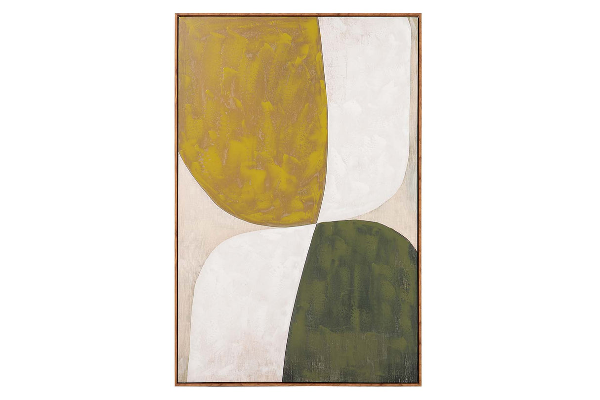 CUADRO ABSTRACTO 80% PINTADO A MANO 80x4x120 CM