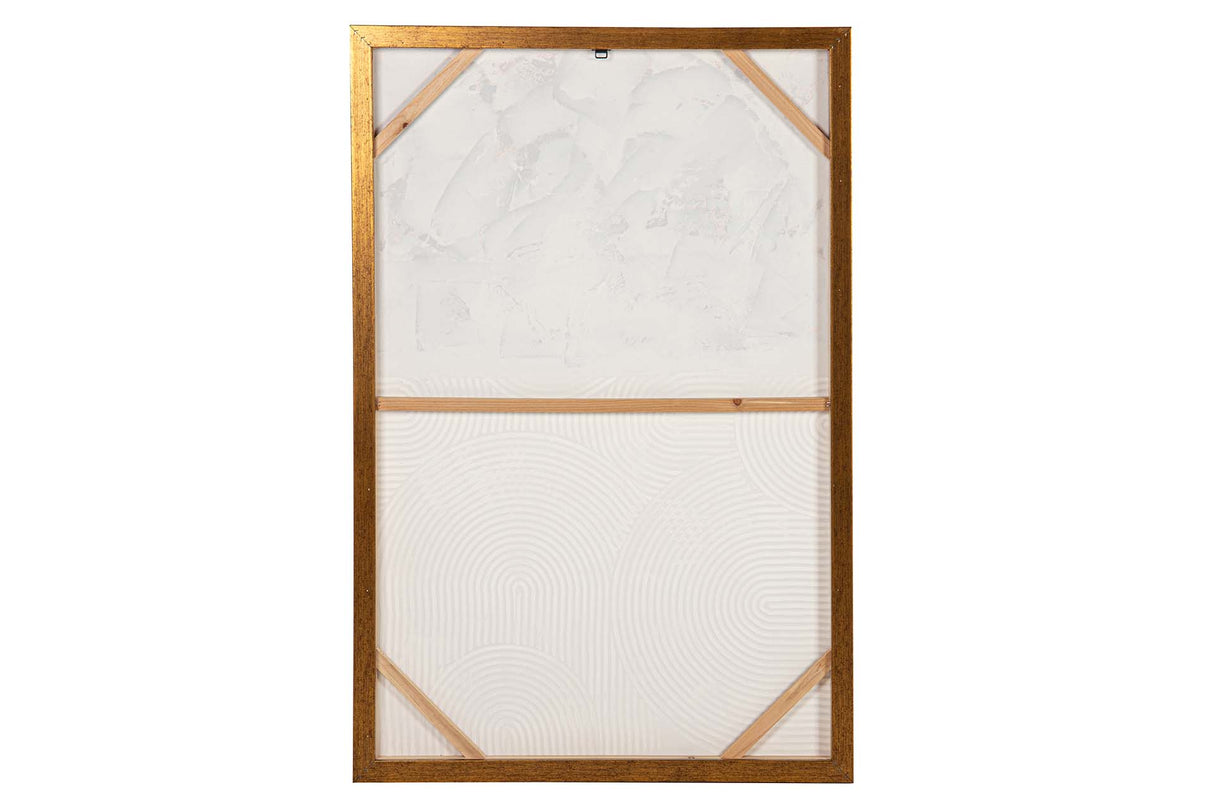 CUADRO ABSTRACTO 80%PINTADO A MANO FOIL 80x4x120 CM