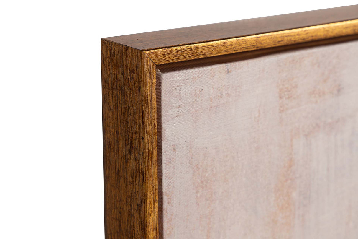 CUADRO FLOR 80% PINTADO A MANO Y FOIL 80x4x120 CM