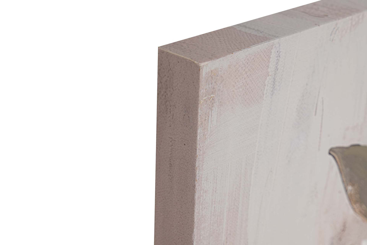 SET2 LIENZOS JARRONES 80% PINTADO A MANO 60x3x60CM