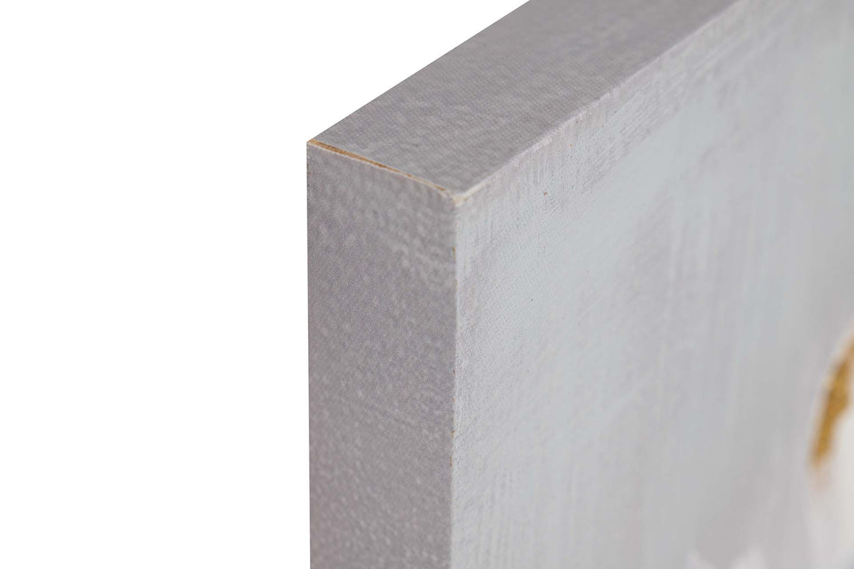 SET 2 LIENZOS FLORES 80% PINTADO A MANO 60x3x60 CM