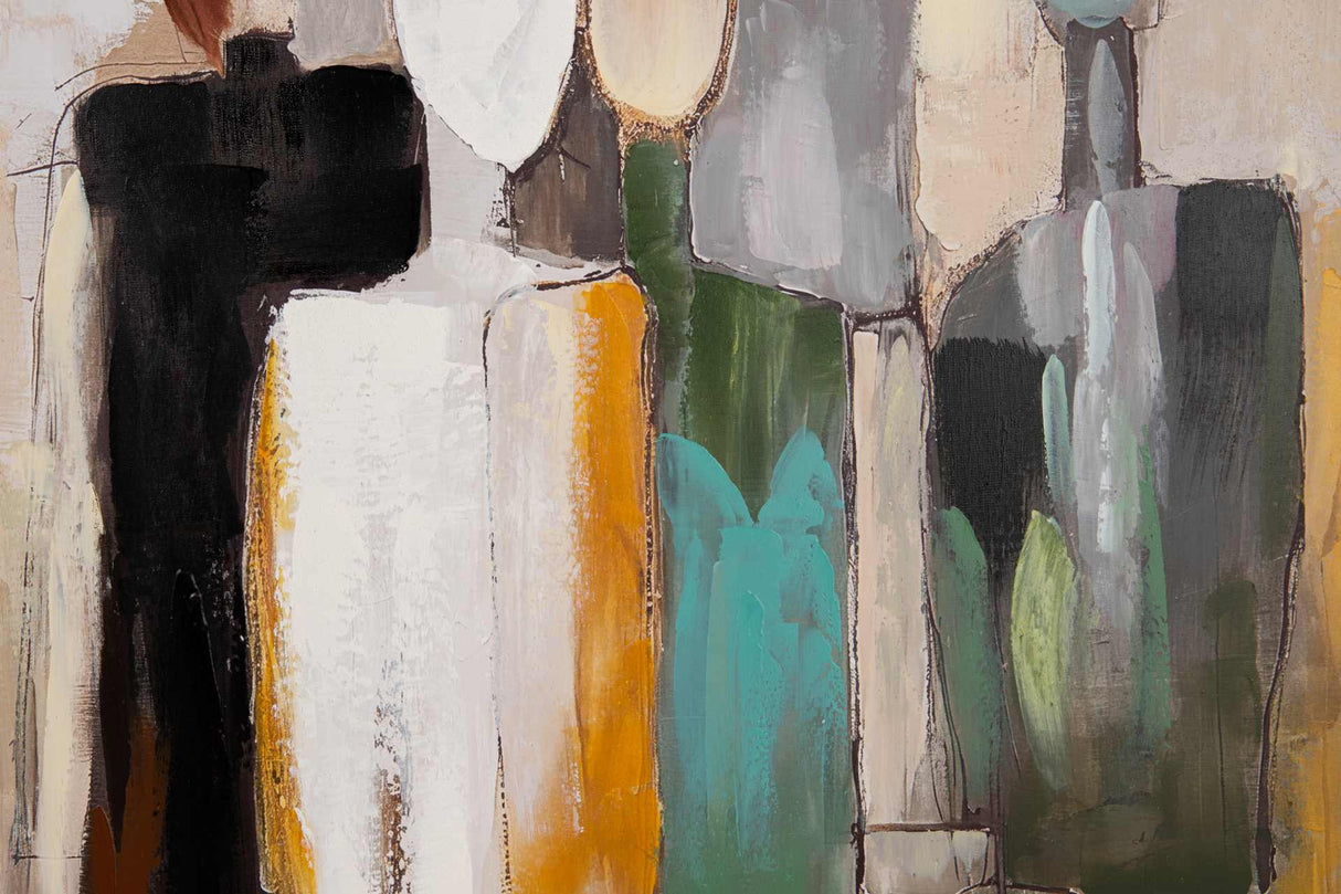 CUADRO BOULEVARD 80% PINTADO A MANO 80x4x120 CM