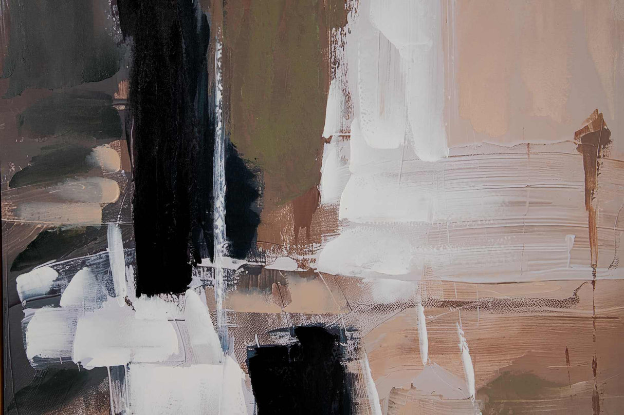 CUADRO ABSTRACTO 80% PINTADO A MANO 80x4x120 CM